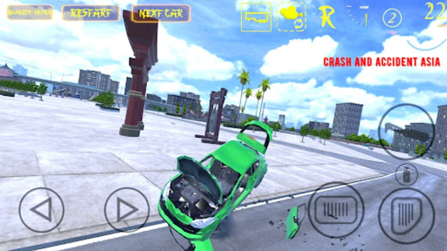 Crash And Accident Asia for Android - An Open-World Car Crash Adventure