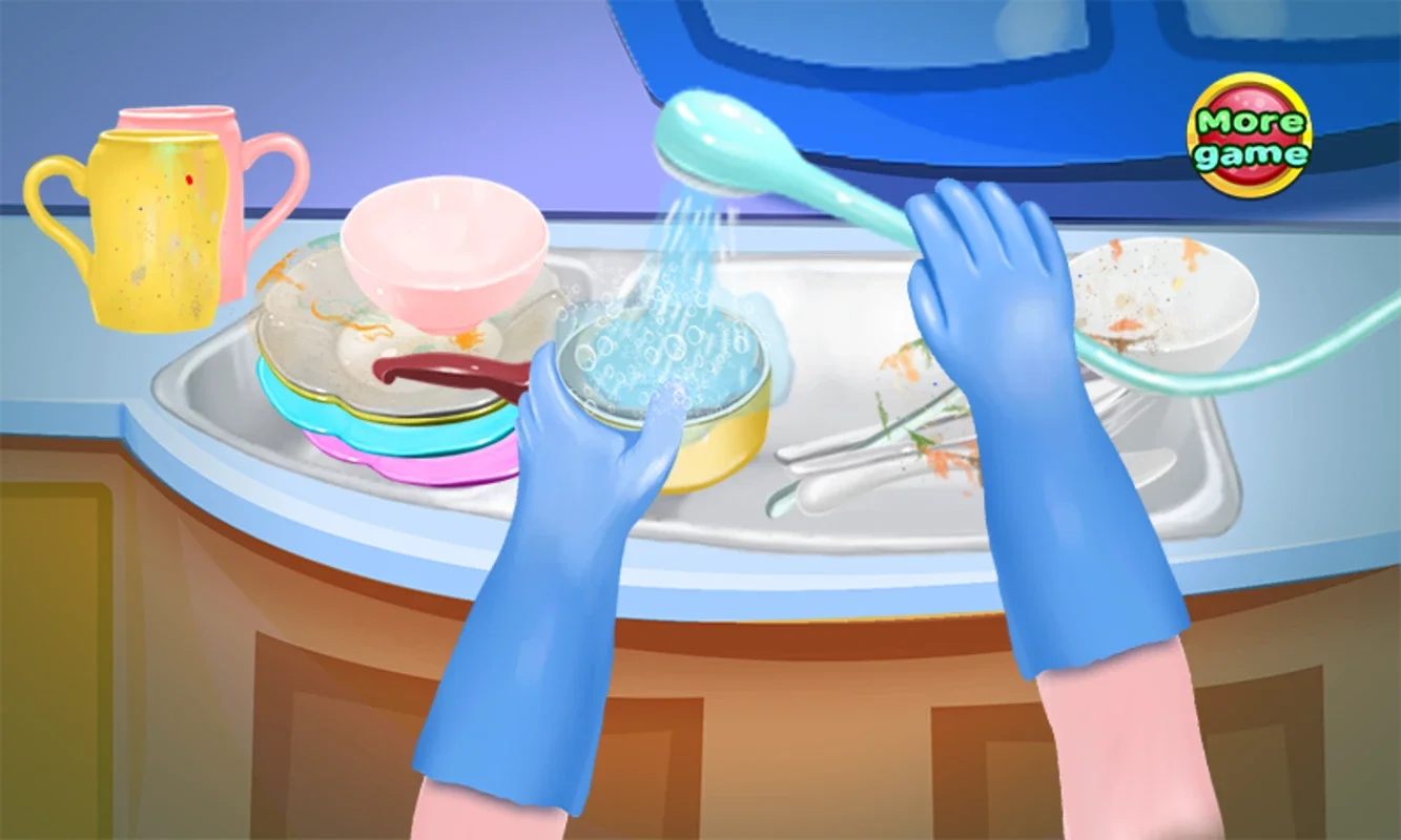 Clean up messy room with Nana for Android - Fun Cleaning Skills Game