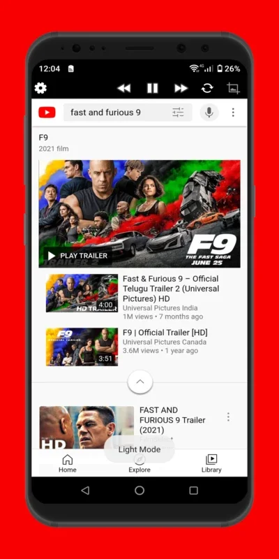 Lite You Player : Fast & Lite for Android - Feature - Rich Video Player