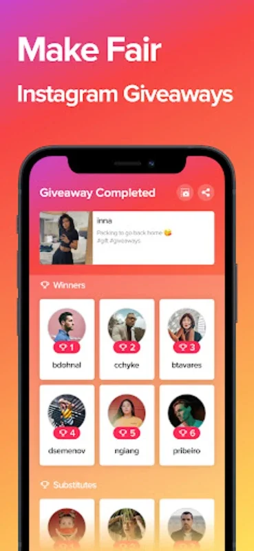 Giveaway Picker for Android - Streamline Instagram Giveaways