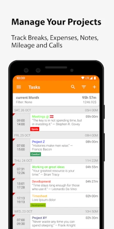 Timesheet for Android: Simplify Time Tracking