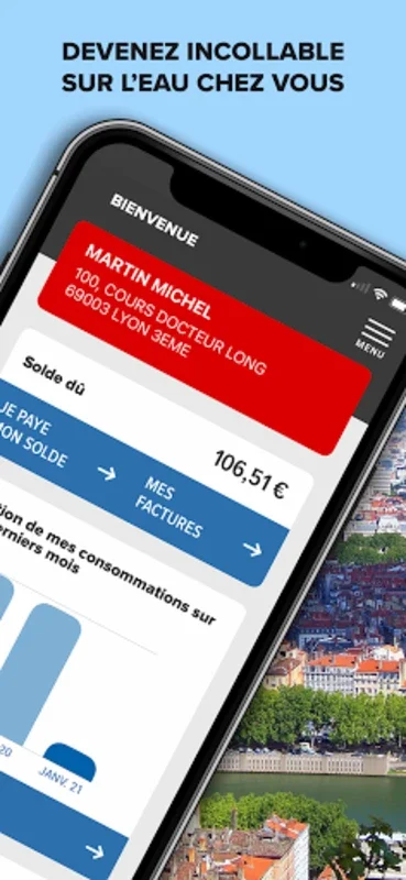 Eau Publique du Grand Lyon for Android - Smart Water Management