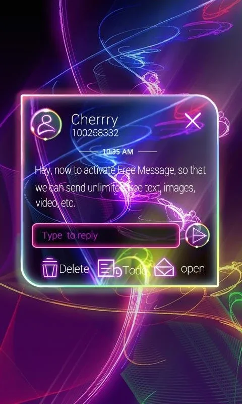 Neon for Android - Enhance Your GO SMS