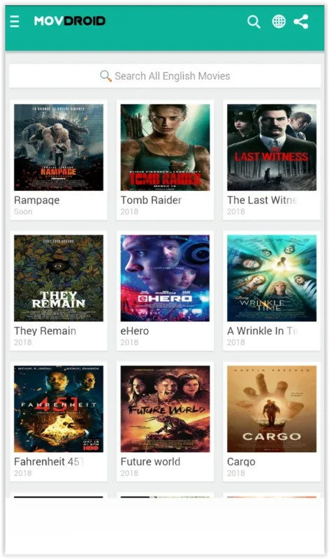 MovDroid for Android - Stream and Download Movies