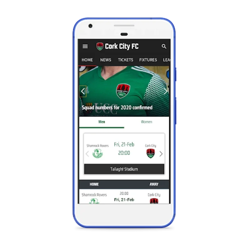 Cork City FC for Android - Ultimate Fan Experience