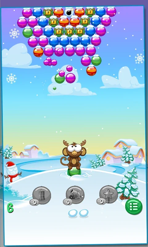 Xmas Bubble Monkey for Android - Fun Festive Gaming