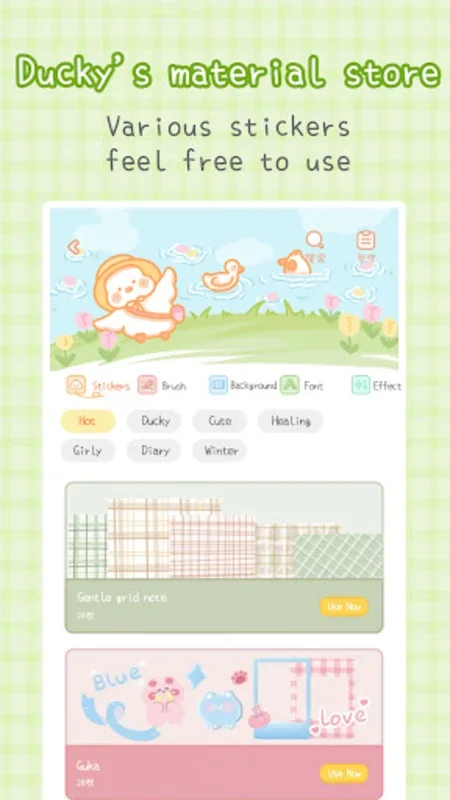 Ducky Notes - Cute Diary App for Android