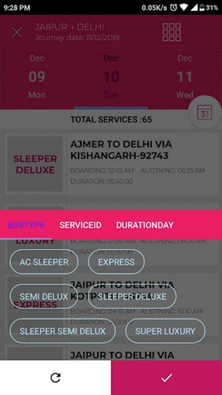 RSRTC RESERVATION APP for Android - Effortless Bus Booking