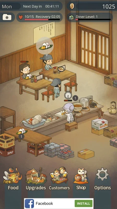 Hungry Hearts Diner: Run a Japanese Restaurant on Android