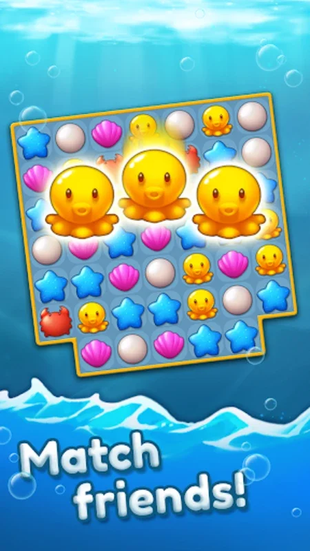 Ocean Friends : Match 3 Puzzle for Android - Engaging Aquatic Fun