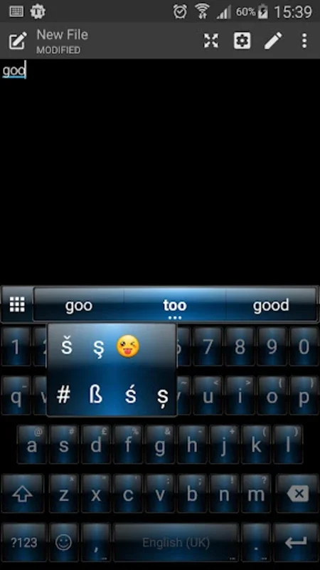 Emoji Keyboard Dusk Blue Theme for Android: Enhance Your Typing