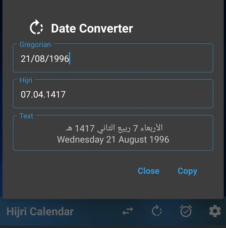 Hijri Calendar for Android - Lightweight and Convenient