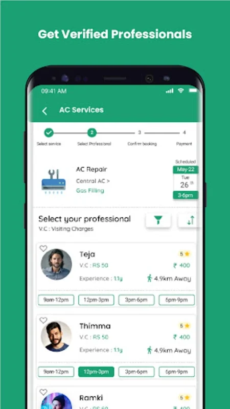 JXR for Android - Seamless Service Booking App