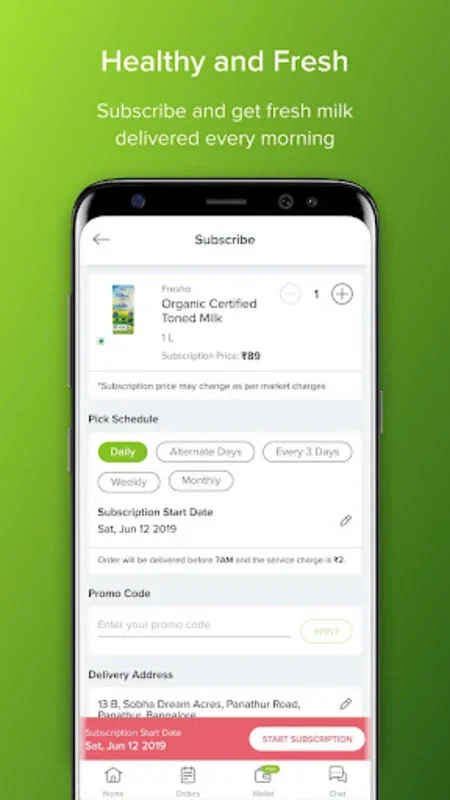 bbdaily: Online Milk & Grocery for Android - Hassle - Free Daily Essentials Delivery