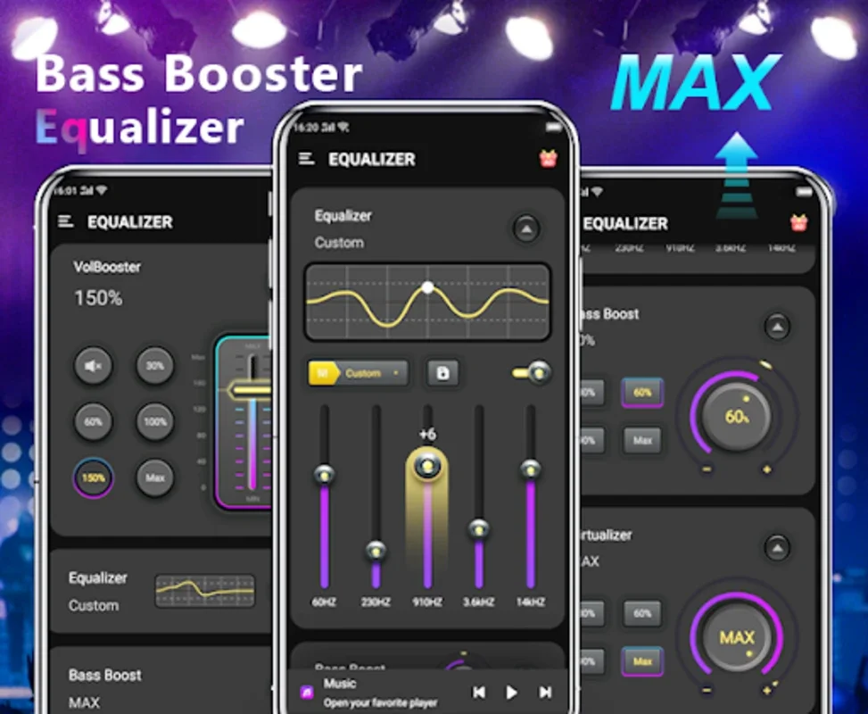 Equalizer & Volume Boost for Android - Customize Your Audio