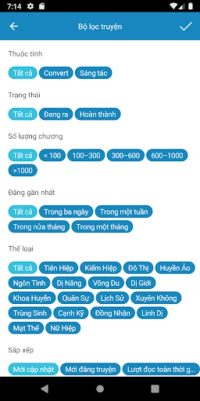 TruyenCv - Đọc truyện convert for Android: Customizable Reading