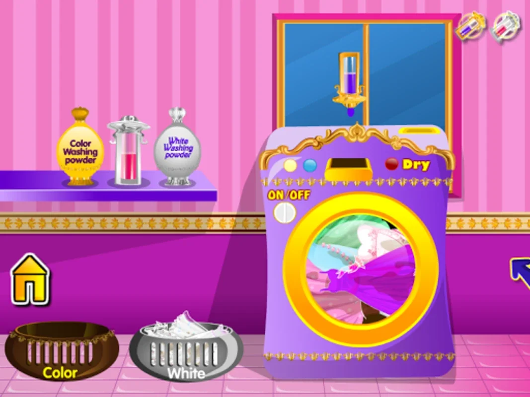 PrincessWashLaundryGirlsGames for Android: Clean Up Fun