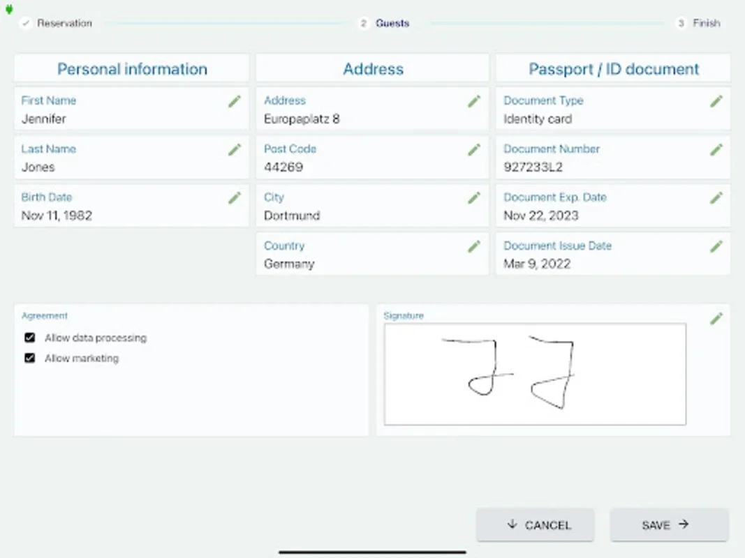 protel dSignature for Android: Streamlining Hotel Check-Ins