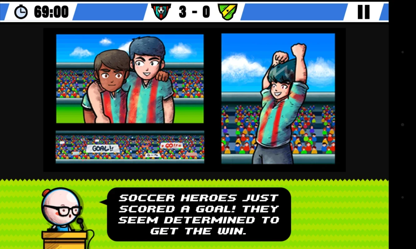 Soccer Heroes for Android - An Anime-Style Soccer Game