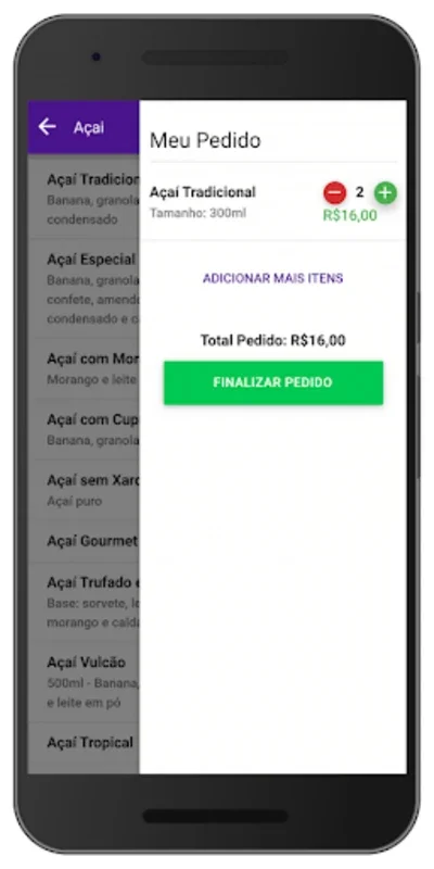 Açaí do Sérgio for Android: Seamless Ordering