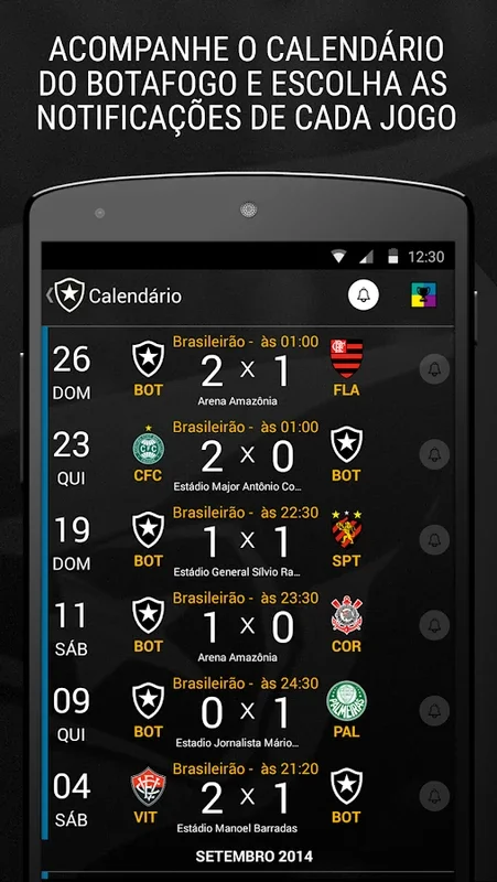 Botafogo for Android - Follow the Brazilian Team