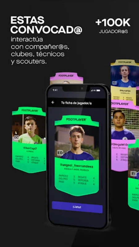 FOOTPLAYER® Football Network for Android: Connect & Showcase