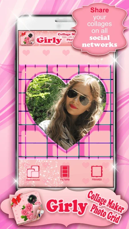 Girly Collage Maker Photo Grid for Android: Create Stunning Collages