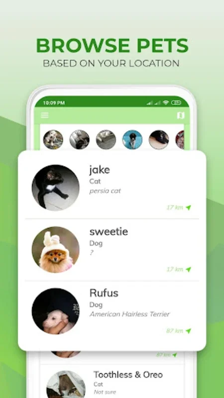 Adopt Pet or Post for Adoption for Android - Facilitate Pet Adoption