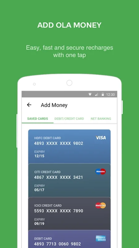 Ola Money for Android: Simplifying Payments