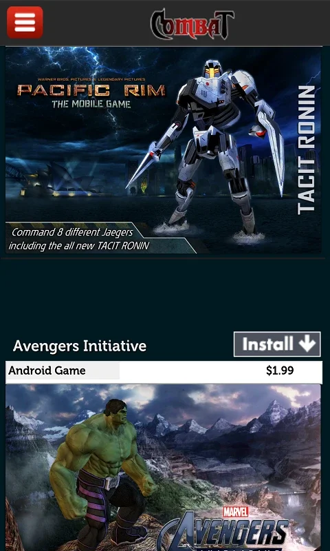 Combat Games for Android: Thrilling Battles Await