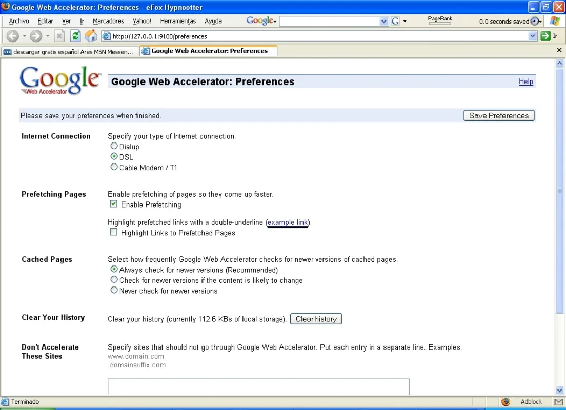 Google Web Accelerator for Windows - Speeding Up Web Browsing