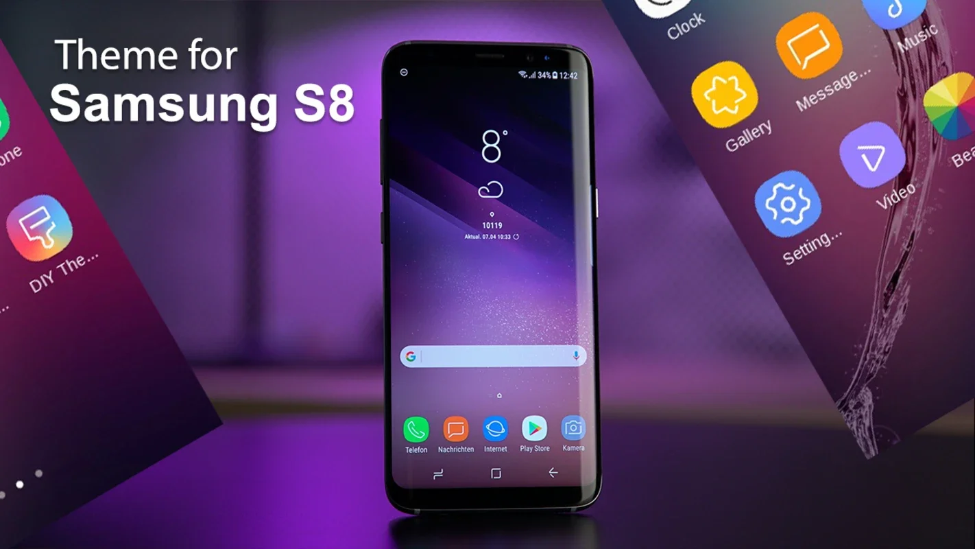 Samsung S8 edge Launcher - Themes and Wallpaper for Android