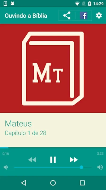 Ouvindo a Bíblia for Android - Engaging Audio Experience
