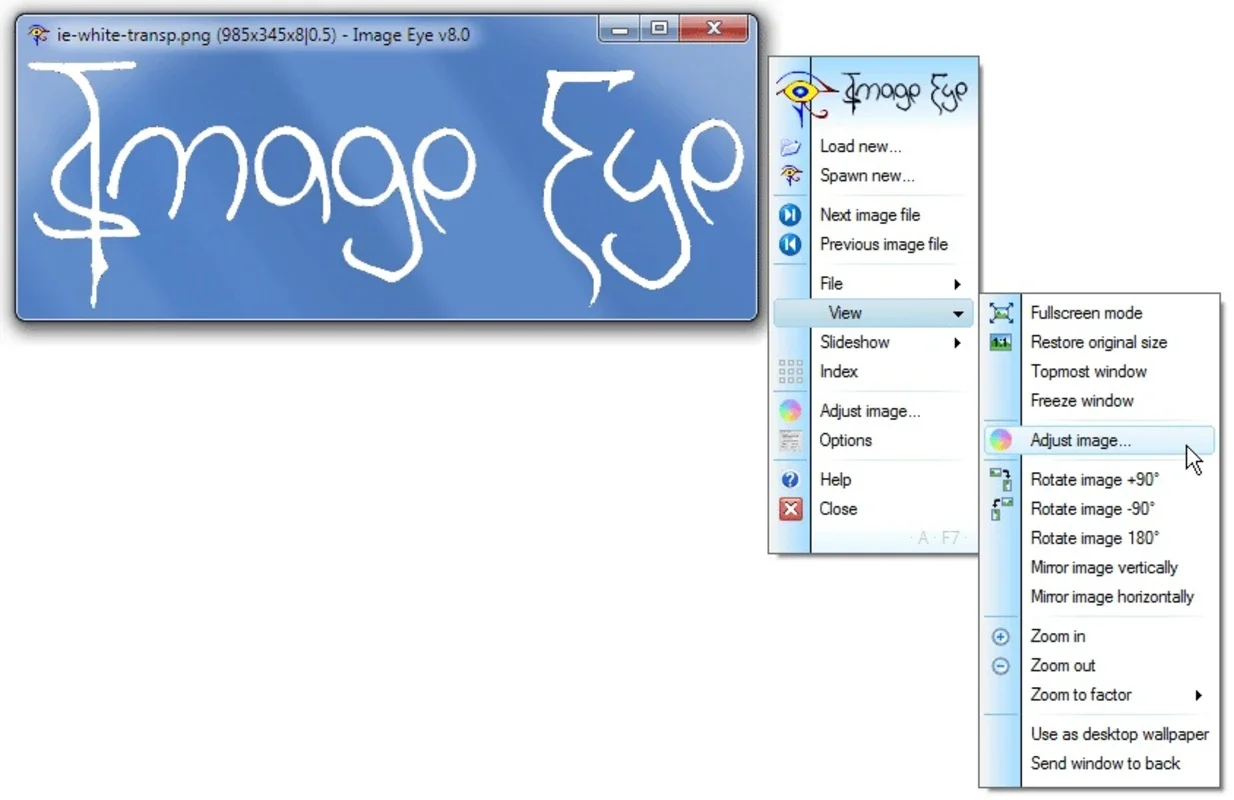 Image Eye for Windows: Simple and Speedy Image Viewing