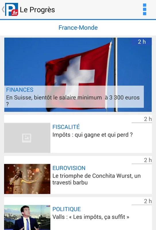 Le Progrès for Android: Diverse News at Your Fingertips