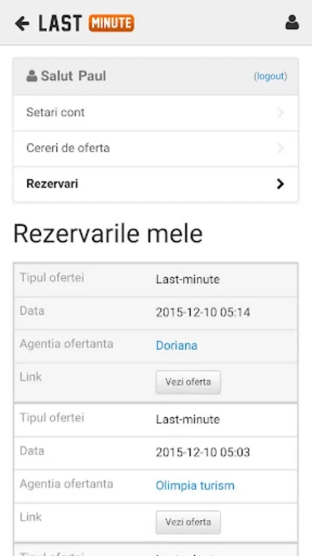Last Minute - Rezervari Vacant for Android: Find Great Deals