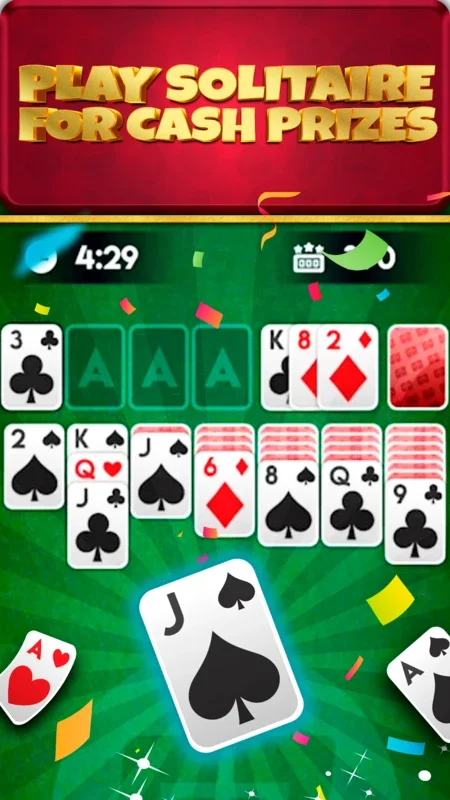 Solitaire Real Cash: Card Game for Android: Win Real Prizes Playing Solitaire