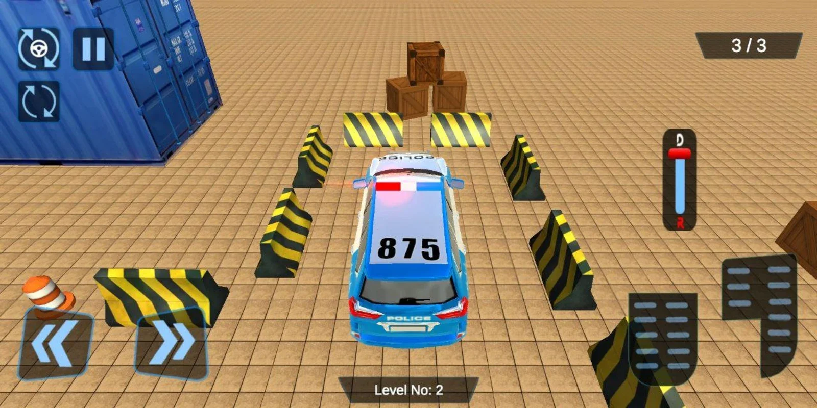 Police Spooky Jeep Stunt Parking 3D 2 for Android: Police Vehicle Missions