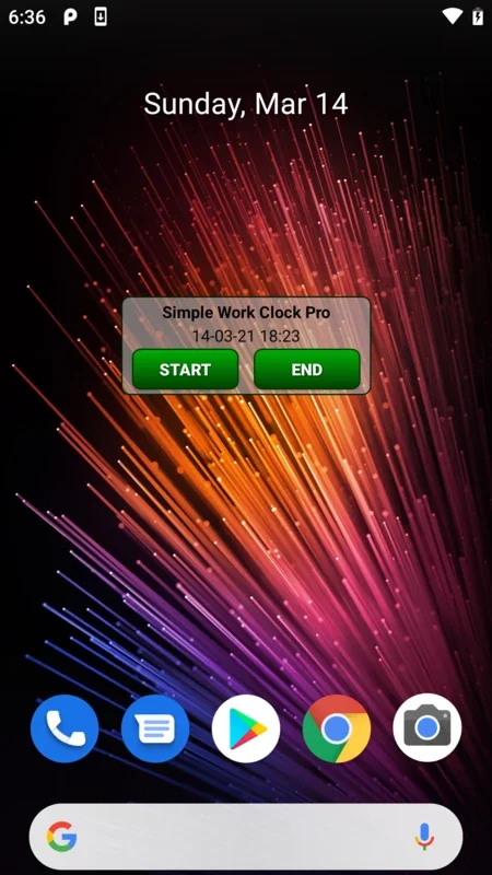 Simple Work Clock Pro for Android: Manage Work Time