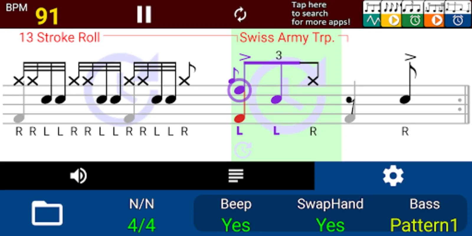 Drum Rudiment Player for Android - Enhance Your Drumming Skills