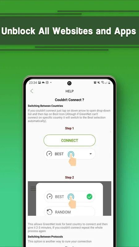 GreenNet VPN Hotspot VPN Proxy for Android - Secure Browsing