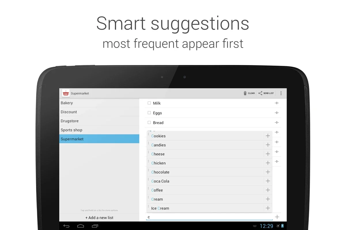 Shopping List for Android - Organize Your Grocery Shopping