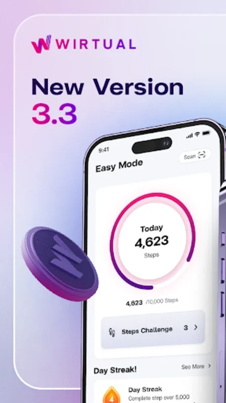 WIRTUAL for Android - Transform Fitness with Rewards