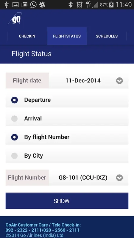 Go Airlines for Android - Effortless Flight Booking