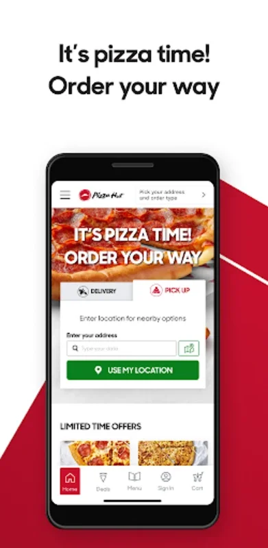 Pizza Hut Deutschland for Android - Easy Ordering and Customization