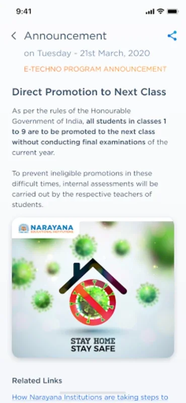 nConnect for Android: Streamlining Communication with Narayana Institutions