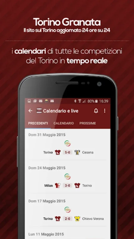 Torino Granata for Android - Ultimate Torino FC Updates