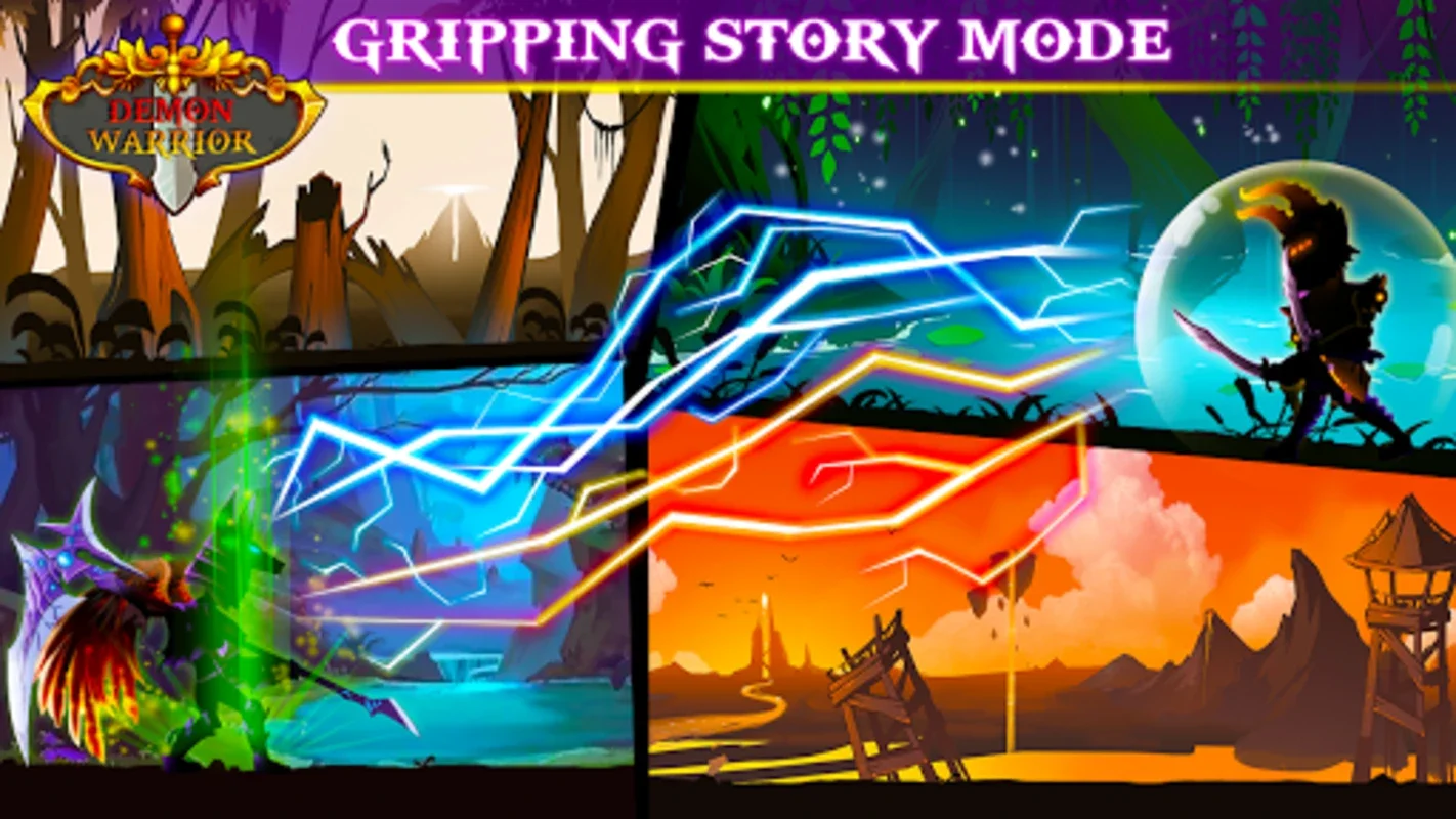 Demon Warrior: Stickman Shadow - Android's Action-Packed Game