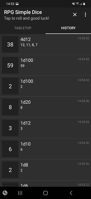 RPG Simple Dice for Android - Enhance Your Gaming