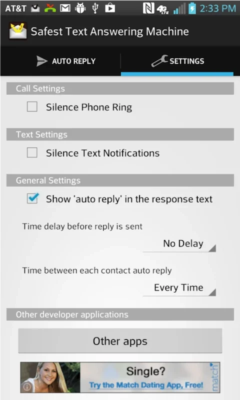 Safest Text Answering Machine for Android - Secure Messaging